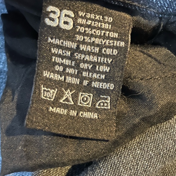 Brooklyn Xpress Jeans Men's 36x29 Black Baggy Loose Fit Y2K 90s Style Grunge - Picture 12 of 12